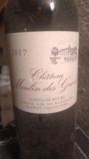 Bordeaux Côtes-de-bourg Château Moulin des Graves 2017