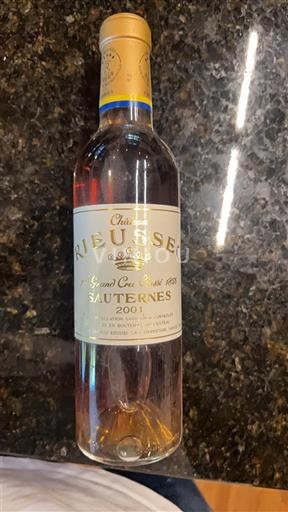 Bordeaux Sauternes Château Rieussec 2001