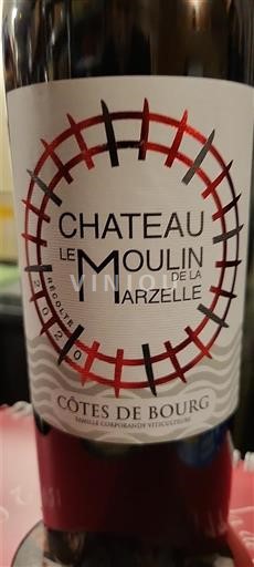 Bordeaux Côtes-de-bourg Château Le Moulin de la Marzelle 2020