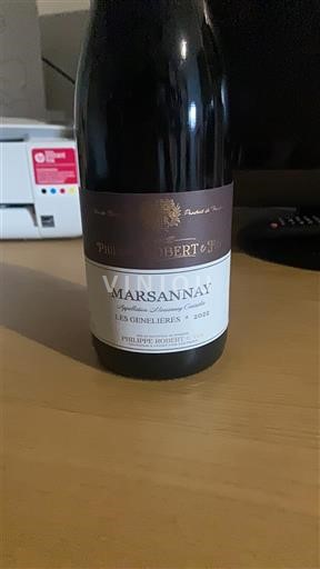 Borgogna Marsannay Domaine Philippe Gibert & Fils Les Genelières 2022
