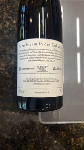 Rheingau Robert Weil & St. Antony Gemeinsam in die Zukunft 2022