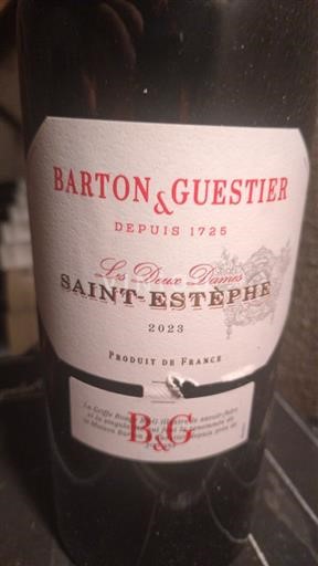 Bordeaux Saint-Estèphe Barton & Guestier La Douce Délicatesse 2023