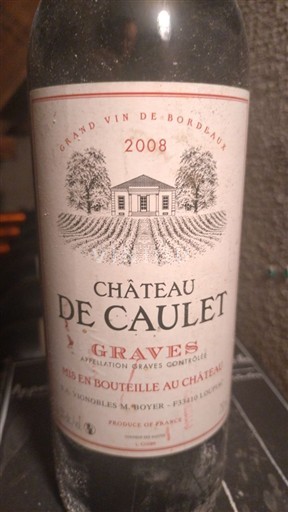Bordeaux Graves Château Caulet 2008