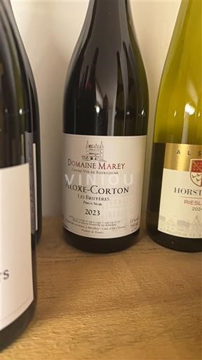 Vin Rouge sec Les Breuyers Domaine Marey 2023 France Bourgogne Aloxe-Corton AOC