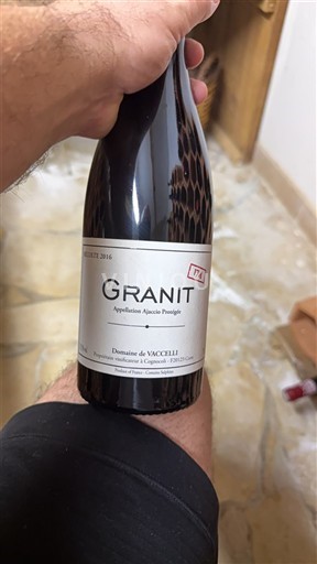 Corse Ajaccio Domaine Vaccelli Granit 2016