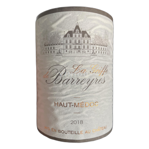 Bordeaux Haut-Médoc Barreyres La Griffe 2018