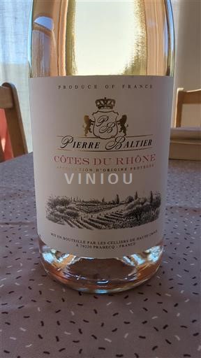 Thung lũng Rhône Côtes-du-rhône Pierre Baltier Không niên vụ
