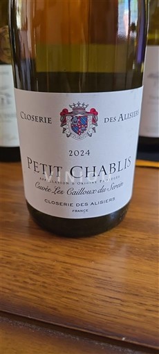 Bourgogne Petit-chablis Closerie des Alisiers Les Cailloux du Serres 2024