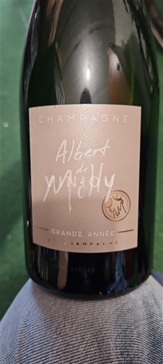 Champaña Champán Albert de Milly Grande Année 2015