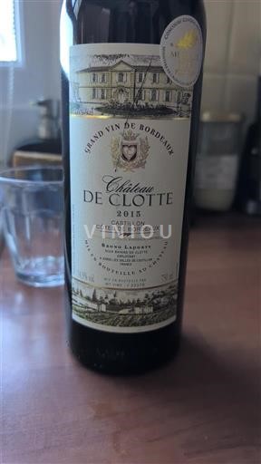 Bordeaux Côtes-de-Bordeaux Château Clotte 2018