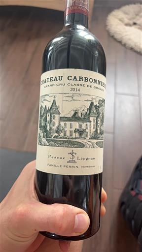 Bordeaux Pessac-Léognan Grand Cru Carbonnieux 2014
