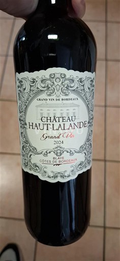 Bordeaux Blaye-Côtes-de-Bordeaux Château Haut-Lalande Grand Vin 2024
