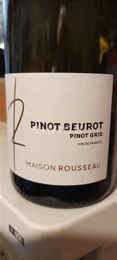 Lorraine Unspecified Maison Rousseau Pinot Beurot 2023