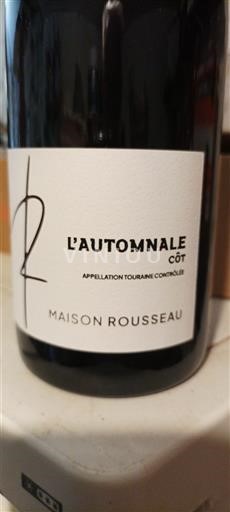 Valle della Loira Touraine Maison Rousseau L'Automnale 2023