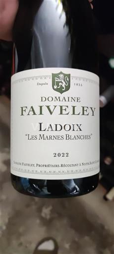Borgonha Ladoix Domaine Faiveley Les Marnes Blanches 2022