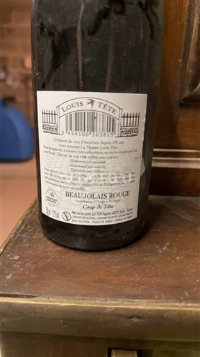 Beaujolais Louis Tête Coup de Tête 2021