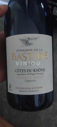 Valle del Ródano Côtes del Ródano Domaine La Bastide 2023