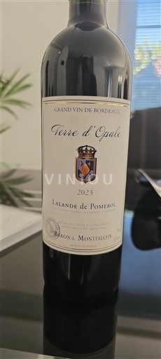Bordeaux Lalande-de-Pomerol Baron de Montfalcon Terre d'Opale 2023