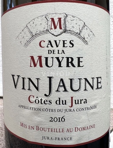 Jura Côtes du Jura Caves de la Muyre 2016