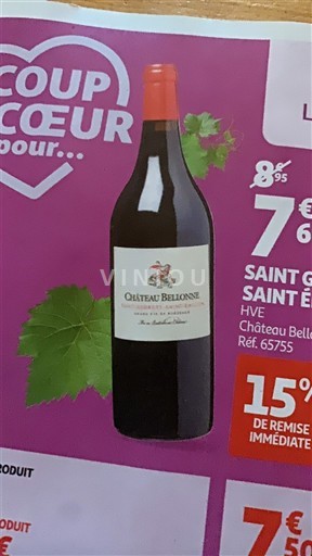 Bordeaux Saint-Émilion Château Bellonne 2022