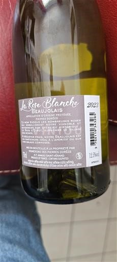 Beaujolais Les Pierres Dorées La Rose Blanche 2023