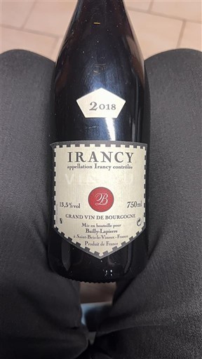 Borgonha Irancy Bailly Lapierre 2018