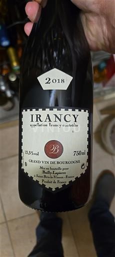 Bourgondië Irancy Bailly Lapierre 2018