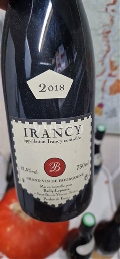 Burgundi Irancy Bailly Lapierre 2018