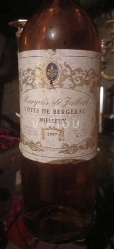 South West Côtes de Bergerac Marquis de Talhouet 1997