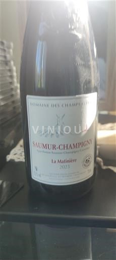 Valle della Loira Saumur-Champigny Domaine Des Champs Fleuris La Matinière 2023