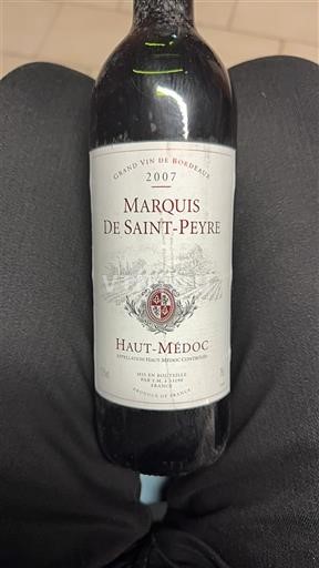 Bordeaux Haut-Médoc Marquis de Saint-Peyre 2007