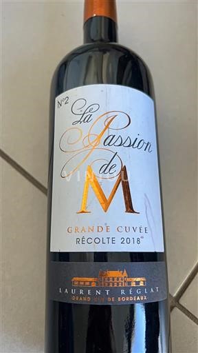 Bordeaux Laurent Reglat La Passion de M Grande 2018