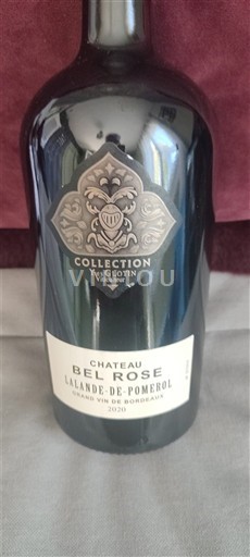 Bordeaux Lalande-de-pomerol Château Bel Rose Collection Yvan Glotin 2020
