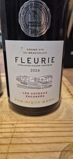 Beaujolais Fleurie Dominique Morel Les Coteaux Escarpés 2024