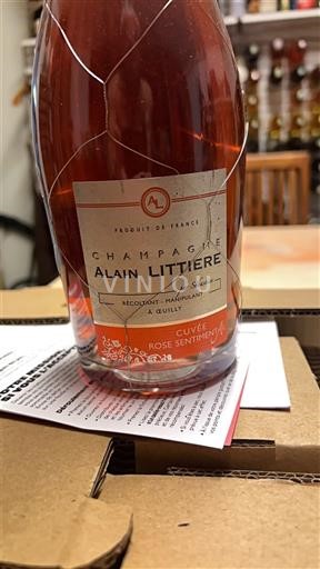 Champanhe Alain Littiere Rosé Sentiment Não Sazonado
