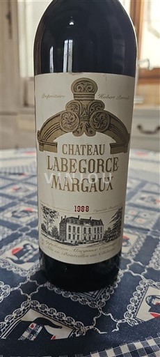 Bordeaux Margaux Château Labégorce 1988