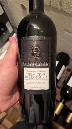 Apulia Wines Primitivo di Manduria Conte di Campiano Macerato Sur Lies 2022