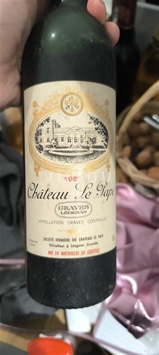 Bordéus Graves Château Le Pape 1986