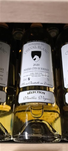 Bordeaux Premières Côtes de Bordeaux Domaine Cheval Blanc Sélection Vieilles Vignes 2020