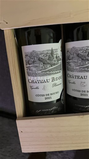 Bordeaux Côtes-de-bourg Château Bidou 2021