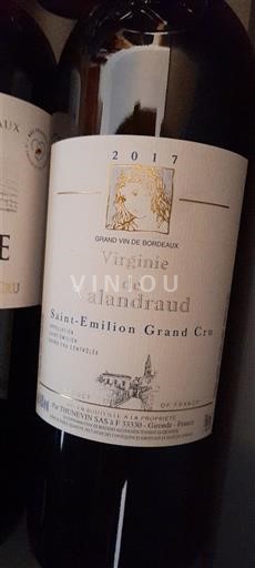 Bordeaux Saint-Émilion Grand Cru Valandraud Virginie de Valandraud 2017