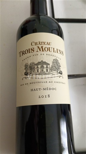 Bordeaux Haut-Médoc Château Trois Moulins 2018