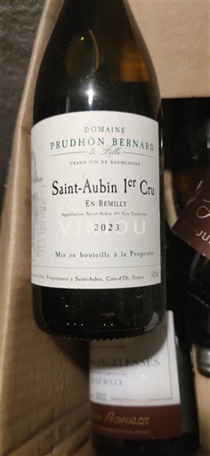Bourgogne Saint-Aubin Premier Cru Domaine Prudhon Bernard et Fils En Remilly 2023