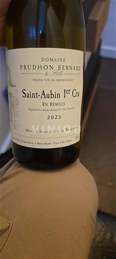 Bourgogne Saint-Aubin Premier Cru Domaine Prudhon Bernard et Fils En Remilly 2023