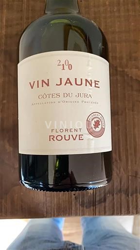 Jura Côtes-du-jura Florent Rouve Vin Jaune 2010