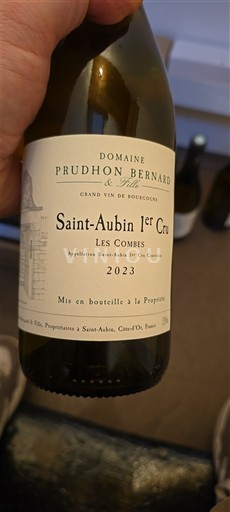 Bourgogne Saint-Aubin Premier Cru Domaine Prudhon Bernard & Fille Les Combes 2023