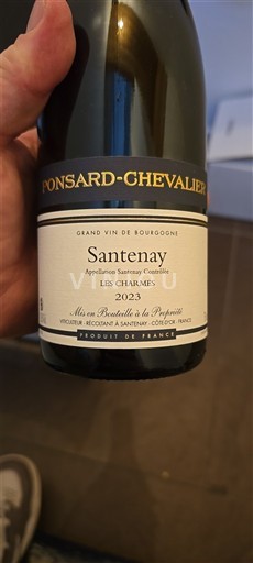 Bourgogne Santenay Ponsard-Chevalier Les Charmes 2023