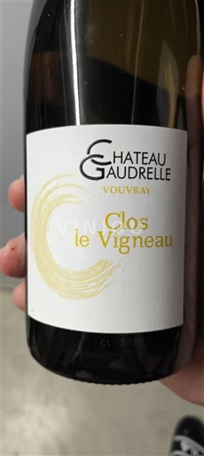 Vallée de la Loire Vouvray Château Gaudrelle Clos le Vigneau 2019