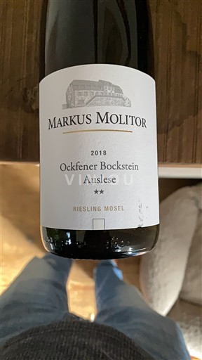 Moseldalen Mosel Markus Molitor Ockfener Bockstein Auslese 2018