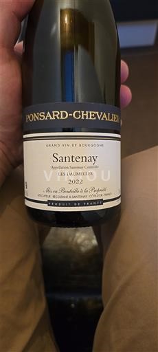 Bourgogne Santenay Ponsard-Chevalier Les Daumelles 2022